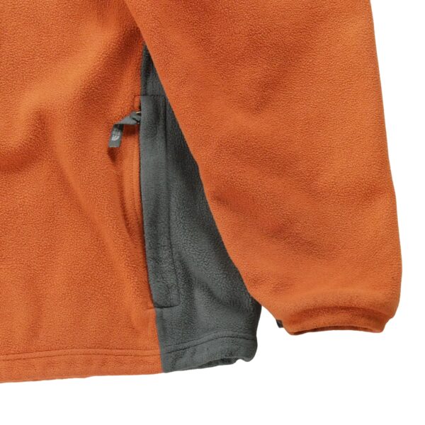 Veste polaires homme manches longues orange The North Face Col Montant