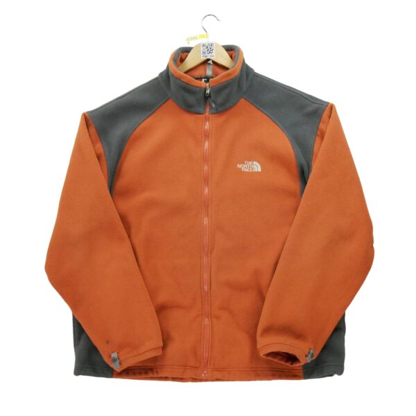 Veste polaires homme manches longues orange The North Face Col Montant