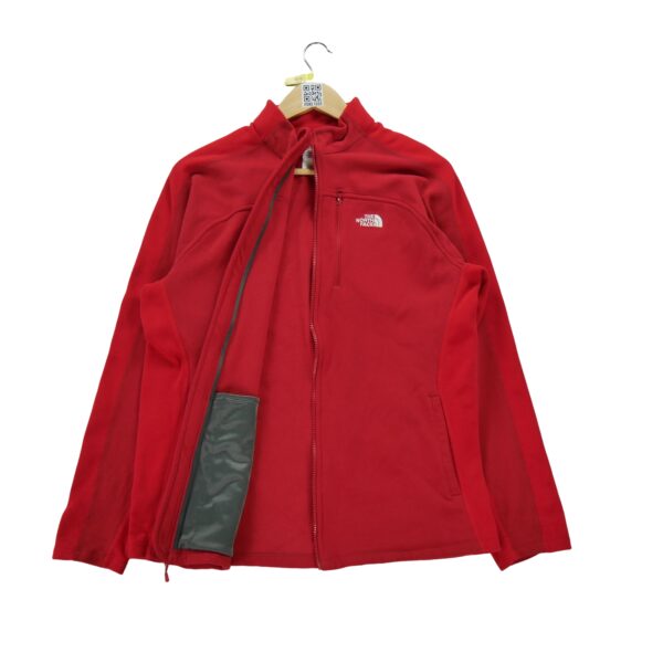 Veste polaires homme manches longues rouge The North Face Col Montant