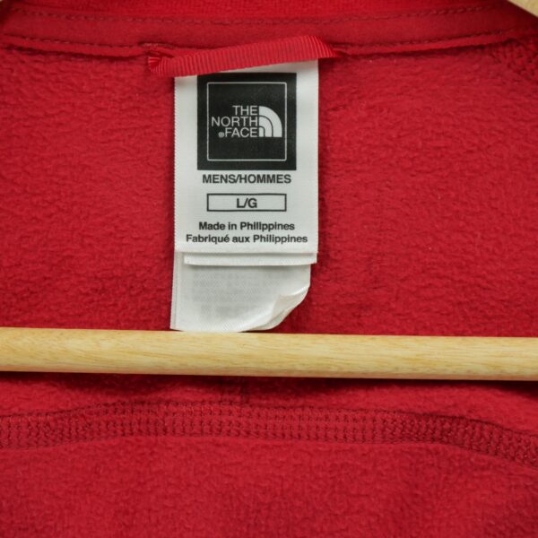 Veste polaires homme manches longues rouge The North Face Col Montant
