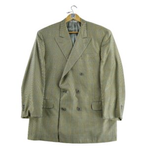 Blazer homme manches longues beige Aquascutum Motif a motifs Col Revert