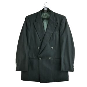 Blazer homme manches longues noir Dior Motif a rayures Col Revert