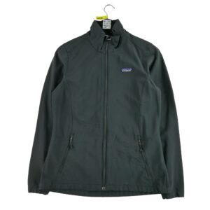 Coupe vent femme manches longues noir Patagonia Col Montant