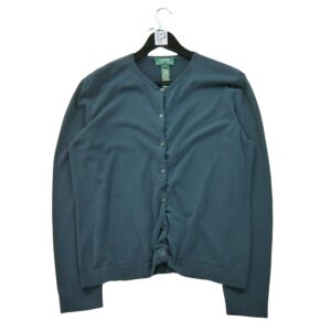 Gilet femme manches longues marine Lauren Ralph Lauren Col Rond