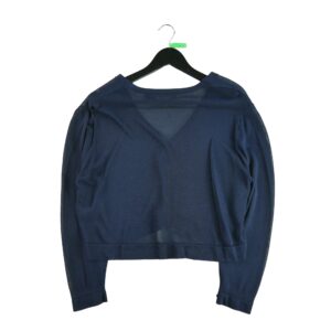 Gilet femme manches longues marine Lauren Ralph Lauren Col V