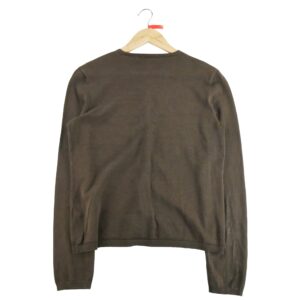 Gilet femme manches longues marron Polo Ralph Lauren Col Rond