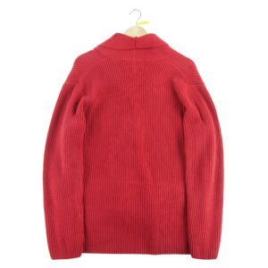 Gilet femme manches longues rouge Lauren Ralph Lauren Col Chale