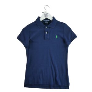 Polo manches courtes femme marine Polo Ralph Lauren Col Polo
