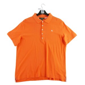 Polo manches courtes femme orange Polo Ralph Lauren Col Polo
