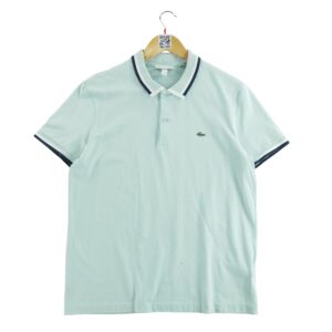 Polo manches courtes homme bleu clair Lacoste Col Polo