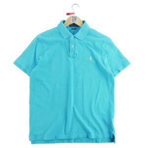 Polo manches courtes homme bleu clair Polo Ralph Lauren Col Polo