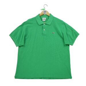 Polo manches courtes homme vert Lacoste Col Polo