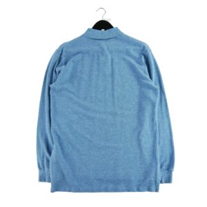 Polo manches longues homme bleu clair Polo Ralph Lauren Motif chine Col Polo