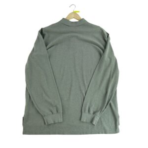 Polo manches longues homme gris Polo Ralph Lauren Col Polo