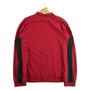 Polo manches longues homme rouge Polo Ralph Lauren Col Polo