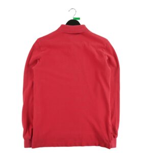 Polo manches longues homme rouge Polo Ralph Lauren Col Polo