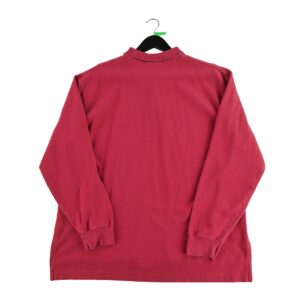 Polo manches longues homme rouge Polo Ralph Lauren Col Polo