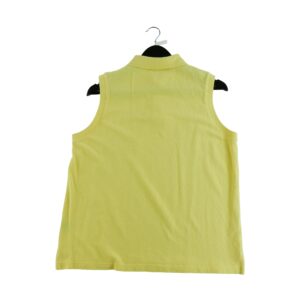 Polo sans manches femme jaune Polo Ralph Lauren Col Polo