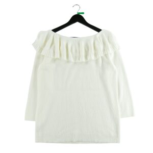 Pull femme manches longues beige Lauren Ralph Lauren Col Rond