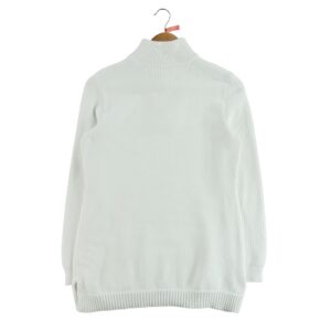 Pull femme manches longues blanc Lauren Ralph Lauren Col Montant