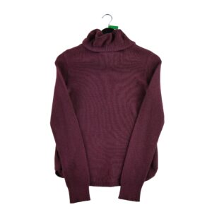 Pull femme manches longues bordeaux Lauren Ralph Lauren Col Roule