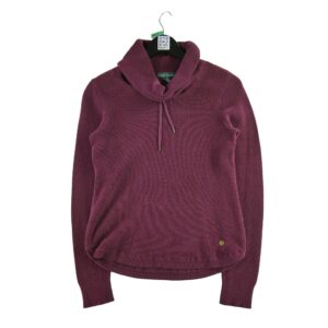 Pull femme manches longues bordeaux Lauren Ralph Lauren Col Roule