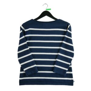 Pull femme manches longues marine Lauren Ralph Lauren Motif a rayures Col Rond