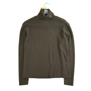 Pull femme manches longues marron Ralph Lauren Col Roule