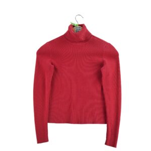 Pull femme manches longues rouge Lauren Ralph Lauren Col Roule