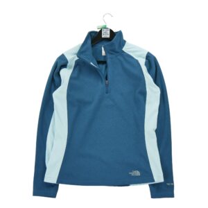 Pull polaires femme manches longues bleu The North Face Col Montant