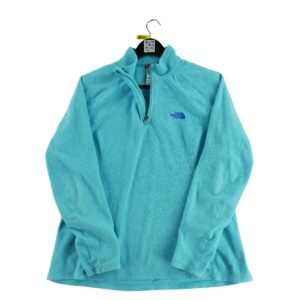 Pull polaires femme manches longues turquoise The North Face Col Montant