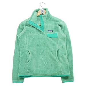 Pull polaires femme manches longues vert Patagonia Col Montant