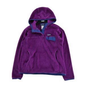 Pull polaires femme manches longues violet Patagonia Col Montant