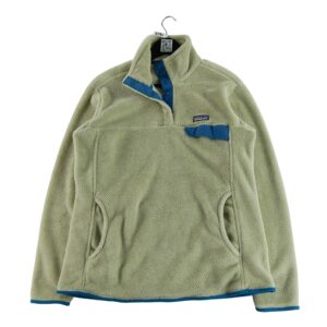 Pull polaires homme manches longues beige Patagonia Col Montant