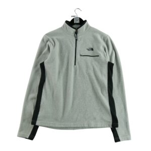Pull polaires homme manches longues gris The North Face Col Montant