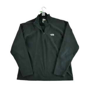 Pull polaires homme manches longues noir The North Face Col Montant