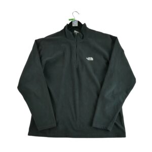 Pull polaires homme manches longues noir The North Face Col Montant