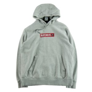 Sweat a capuche homme manches longues gris Nike Motif chine Col Rond