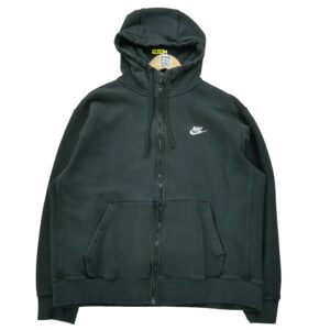 Sweat a capuche homme manches longues noir Nike Col Montant