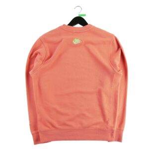 Sweat homme manches longues corail Nike Col Rond