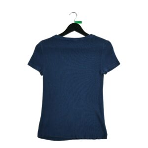 T shirt manches courtes femme marine Lauren Ralph Lauren Col Rond