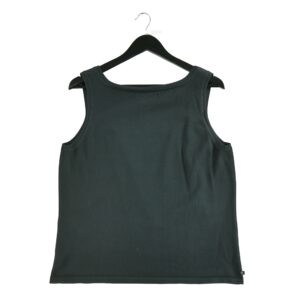 T shirt sans manches femme noir Lauren Ralph Lauren Col Rond