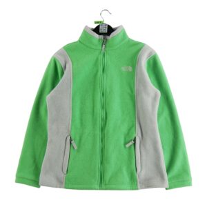 Veste polaires enfant manches longues vert The North Face Col Montant