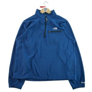 Veste polaires homme manches longues bleu The North Face Col Montant