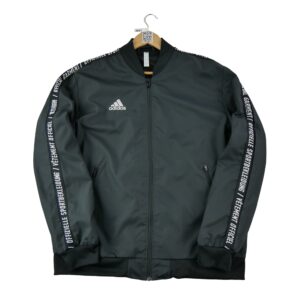 Blouson homme manches longues noir Adidas Col Rond