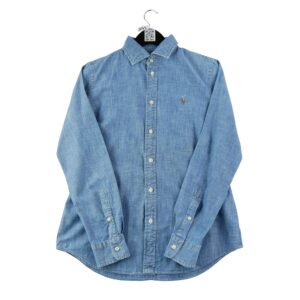 Chemise classiques femme manches longues bleu clair Polo Ralph Lauren Motif en jeans