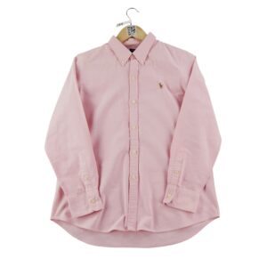 Chemise classiques homme manches longues rose Polo Ralph Lauren