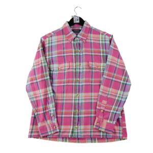 Chemise classiques homme manches longues rose Polo Ralph Lauren Motif a carreaux