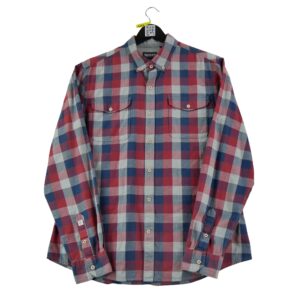 Chemise classiques homme manches longues rouge Timberland Motif a carreaux