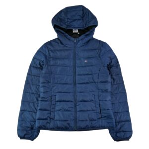 Doudoune femme manches longues marine Tommy Hilfiger Col Montant